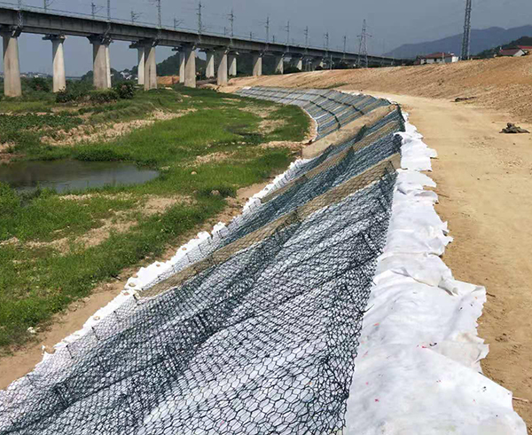 What is the efficacy of lead wire gabion network in water conservancy management